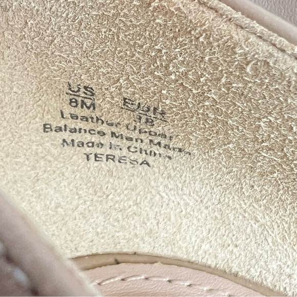 SAM EDLEMAN HENSEN HALF D'ORSAY DRESS HIGH HEEL IN NUDE Sz 8 EUC - Picture 8 of 12